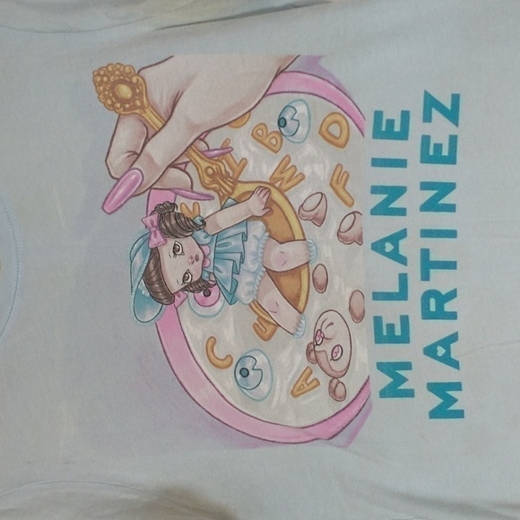 Melanie Martinez Vintage Cereal Bowl Blue 2000s T Shirt Y2K 90s Vintage Retro M - Picture 3 of 14